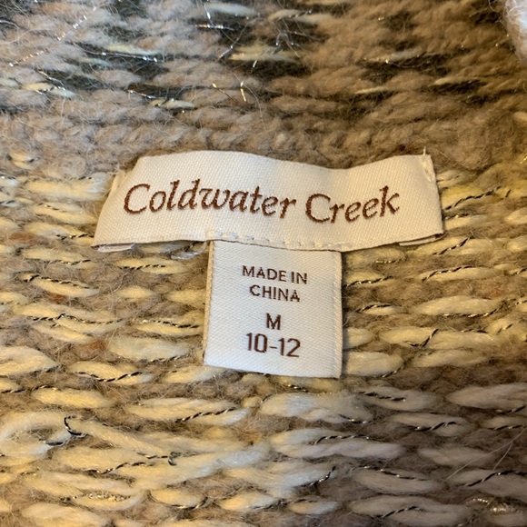Coldwater Creek Wool Alpaca cashmere ZIP Sweater - Picture 6 of 10